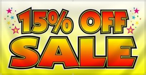 15% Off
