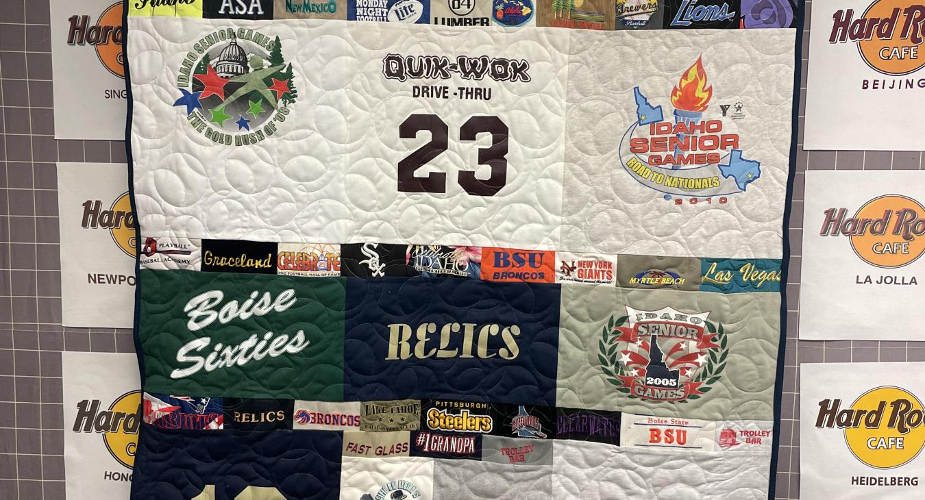 Lets Play Ball T-Shirt Memory Quilt