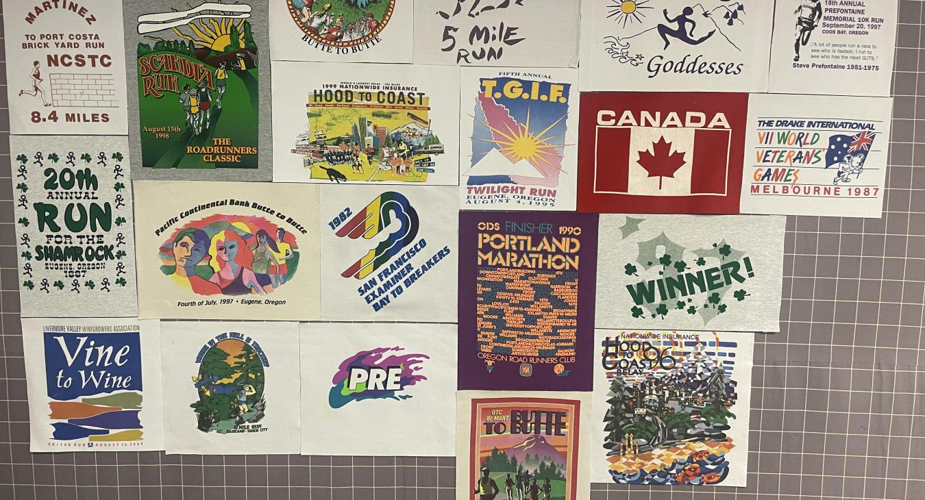 Marathon T-Shirt Quilt Mosaic Back